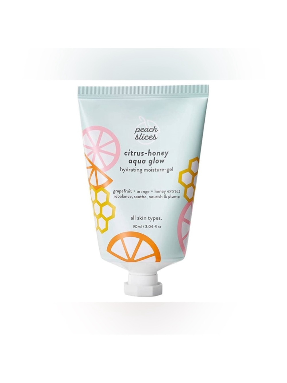 NEW Peach Slice Facial Citrus-Honey Aqua Glow Hydrating Moisture Gel Moisturizer
